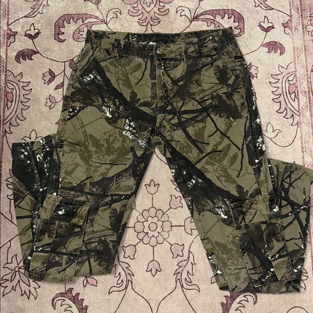 SHEIN Camouflage Patterned Pants